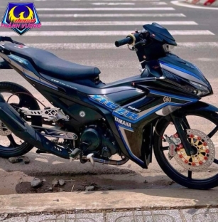 EX 155 - Tem Y15zr Đen xanh